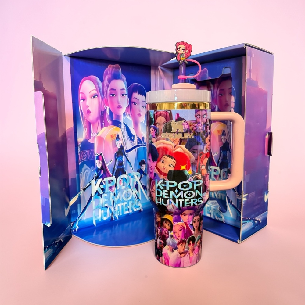Purple Kpop Demon Hunters Tumbler